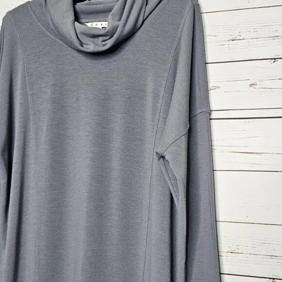 CAbi Cowl Neck Belted Dress Polyester Stretch Medium pullover luxury style - Picture 4 of 6